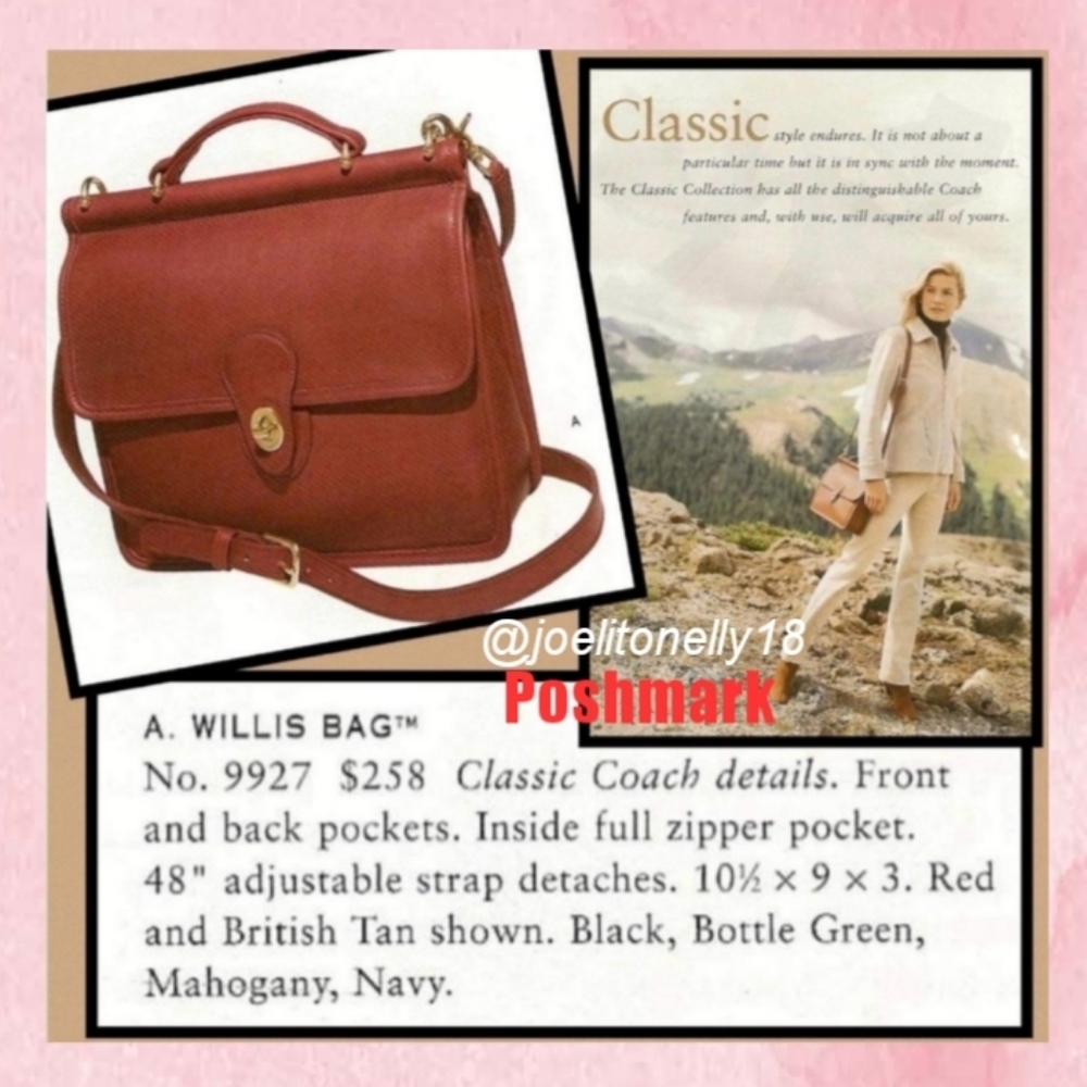 Coach British Tan Leather Satchel